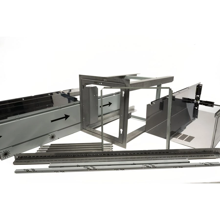 36" Range Hood Chimney Extension Kit, Stainless Steel, compatible model JVI0636LS, for ceilings between 8-7/8' to 10-1/2' W11522788