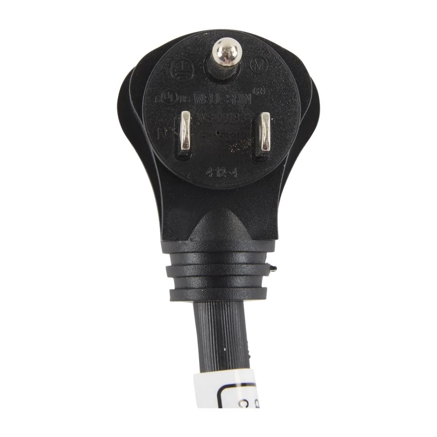 1.7' Dishwasher Power Cord 3 Wire 15 Amp Right Angle Plug W11546624
