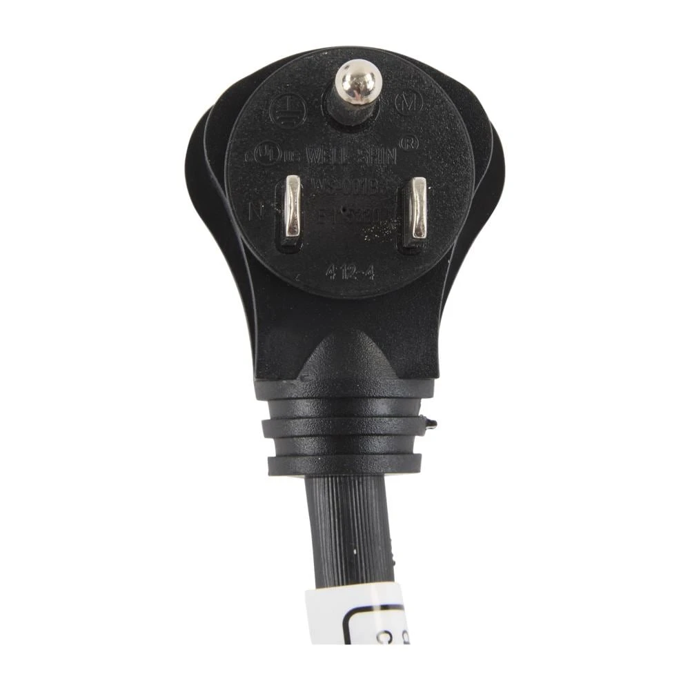 1.7' Dishwasher Power Cord 3 Wire 15 Amp Right Angle Plug W11546624