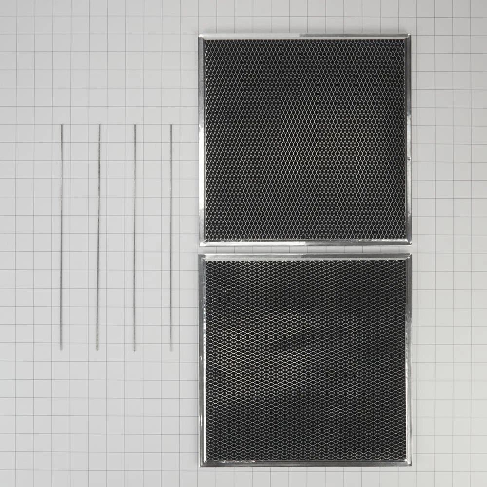 Range Hood Replacement Filter Kit (Includes Two Charcoal Filters and Four Clips) W11548461