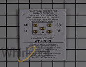 Range/Stove/Oven Conversion Kit W11560165