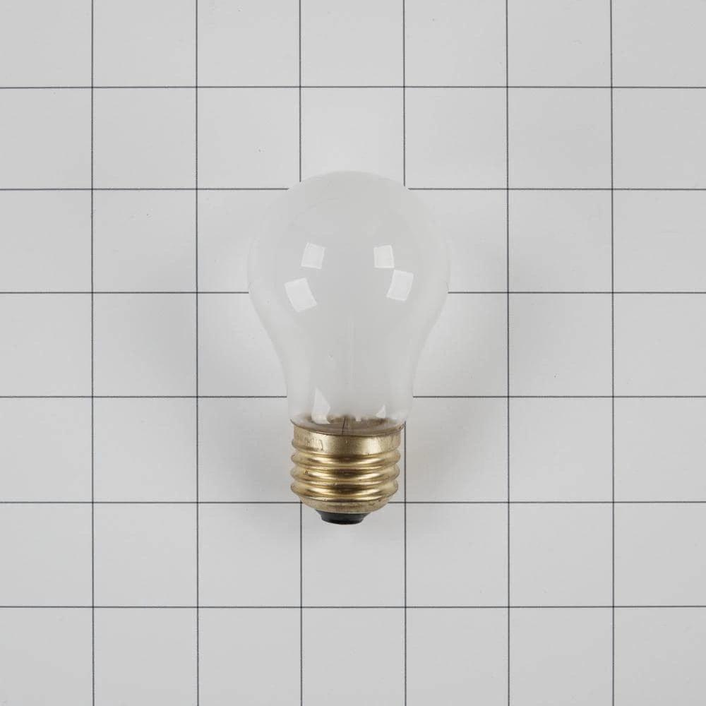 Incandescent Refrigerator Light Bulb (130V, 40W) - White W11679940