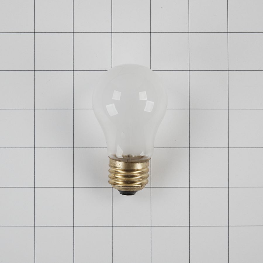 Incandescent Refrigerator Light Bulb (130v, 40w) - White W11679940