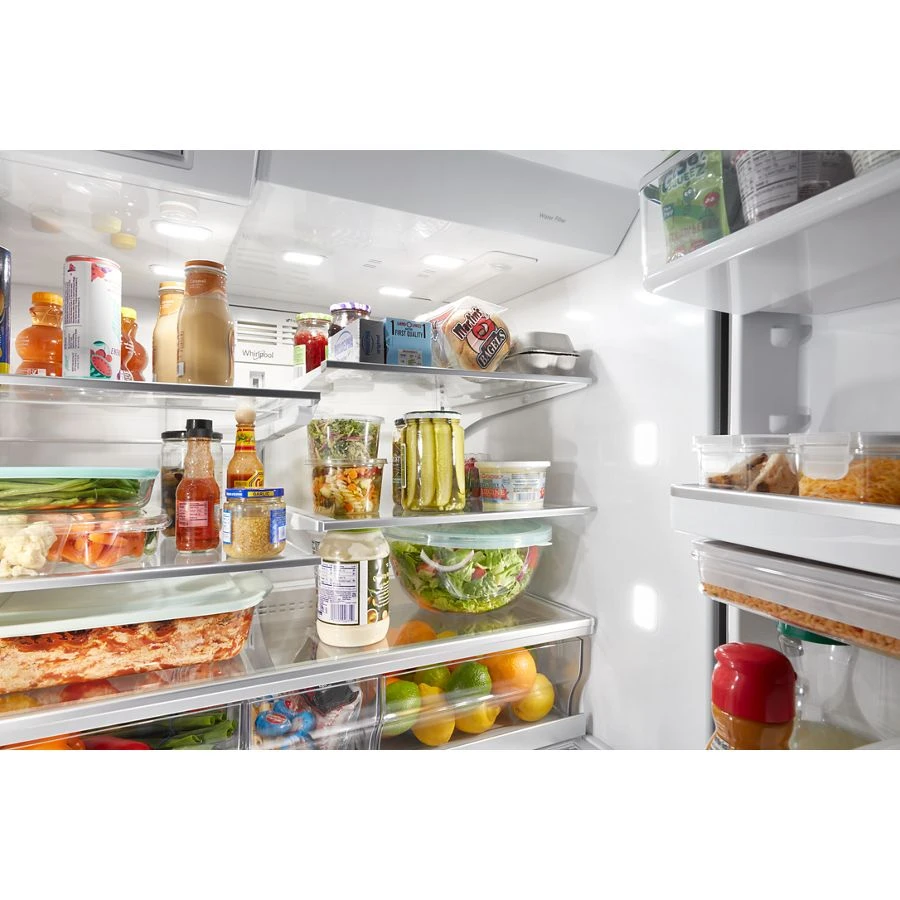 Refrigerator Prep and Store Shelf Kit with 5 Bins, 5 Lids, and 1 Shelf for Models wrf757sd and wrf767sd W11728693