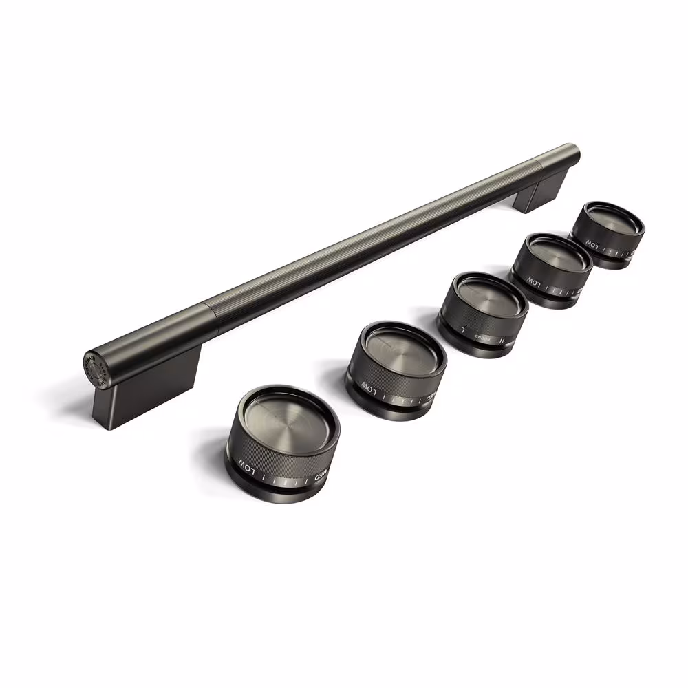 Black Ore Handle and Knob Hardware Accessory Kit for Slide-In Convection Range W11773965
