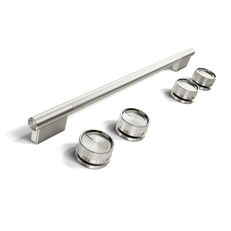 Stainless Steel Handle and Knob Hardware Accessory Kit for Slide-In ConvectionRange W11773970