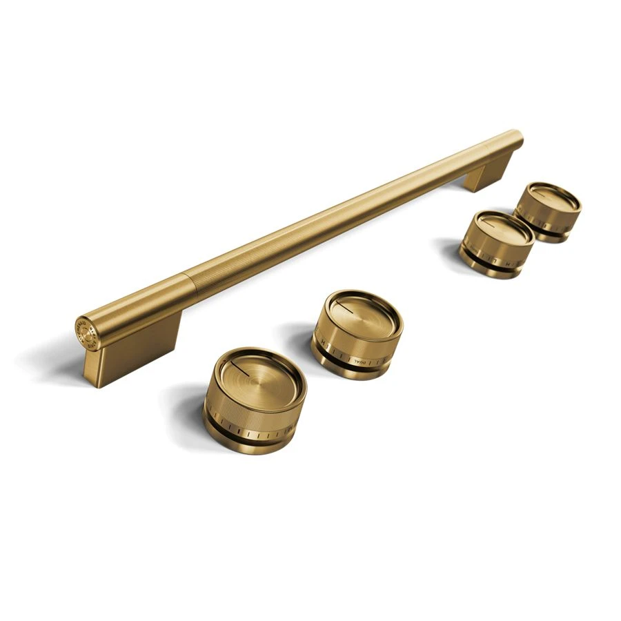 Brass Handle and Knob Hardware Accessory Kit for Slide-In ConvectionRange W11773972