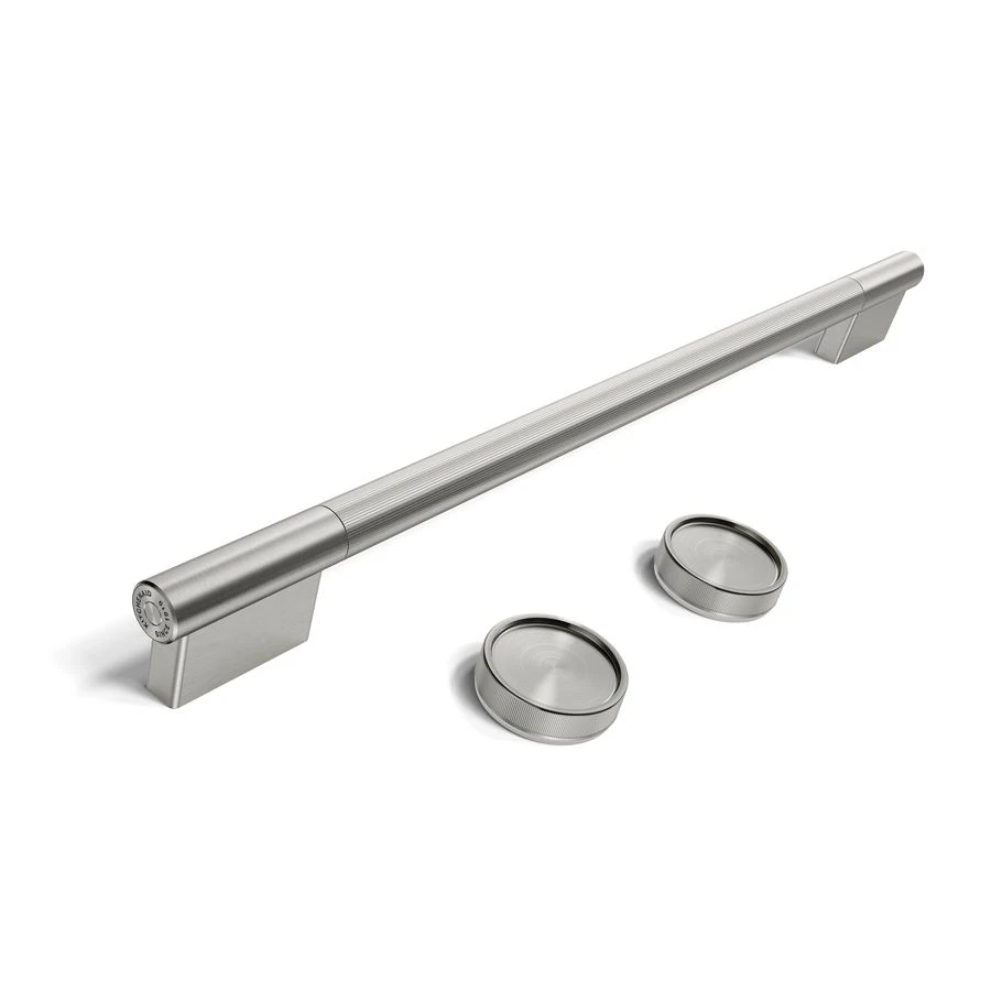 Stainless Steel Handle and Knob Hardware Accessory Kit for Single Wall Oven W11774412