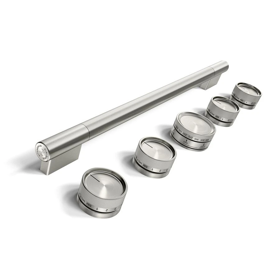 Stainless Steel Handle and Knob Hardware Accessory Kit for 30" Commercial-Style Induction Range W11774736