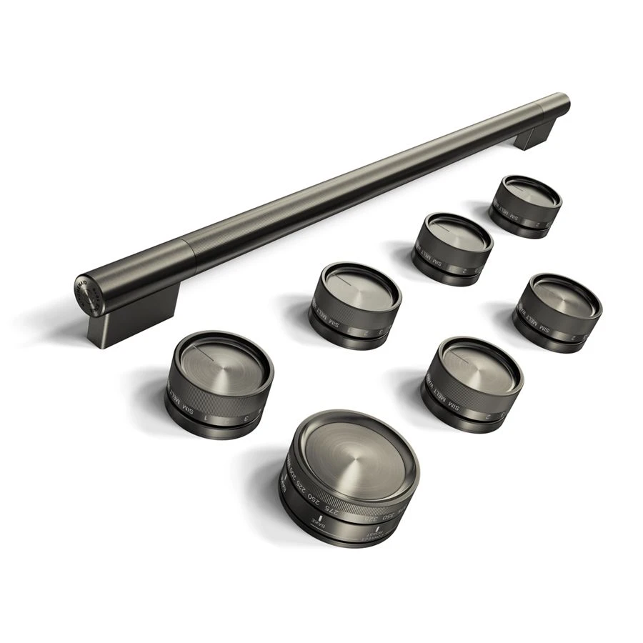Black Ore Handle and Knob Hardware Accessory Kit for 36" Commercial-Style Induction Range W11774739