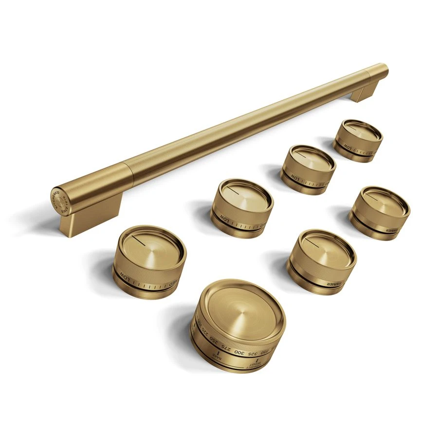 Brass Handle and Knob Hardware Accessory Kit for 36" Commercial-Style Gas Range W11774755