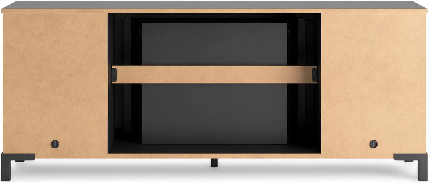 Cayberry 60 Inch TV Stand with Electric Fireplace In Black W2721168