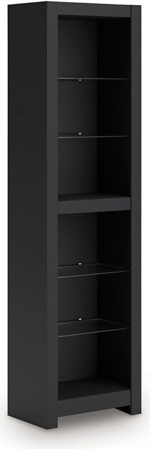 Cayberry 3-Piece Entertainment Center with Electric Fireplace In Black W2721W2