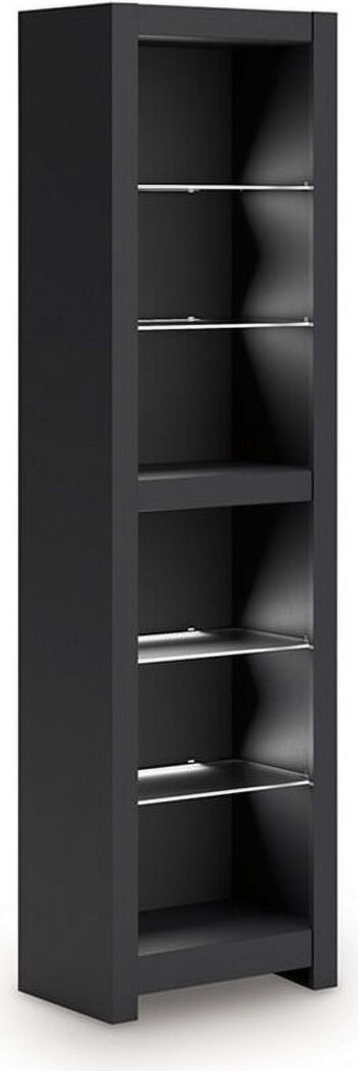 Cayberry 3-Piece Entertainment Center with Electric Fireplace In Black W2721W2