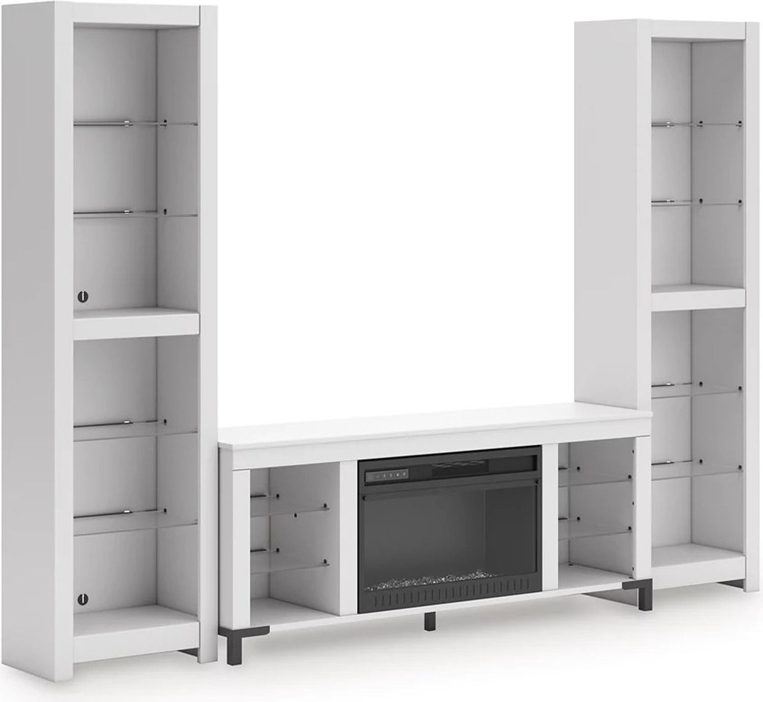Brollevi 3-Piece Entertainment Center In White W2722W1