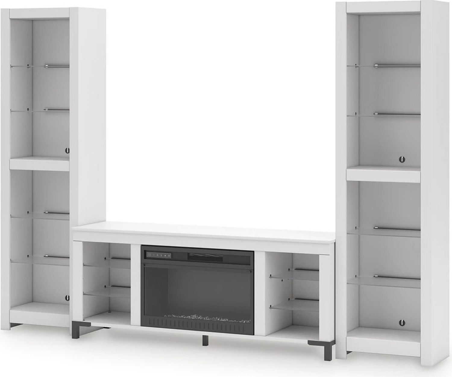 Brollevi 3-Piece Entertainment Center In White W2722W1