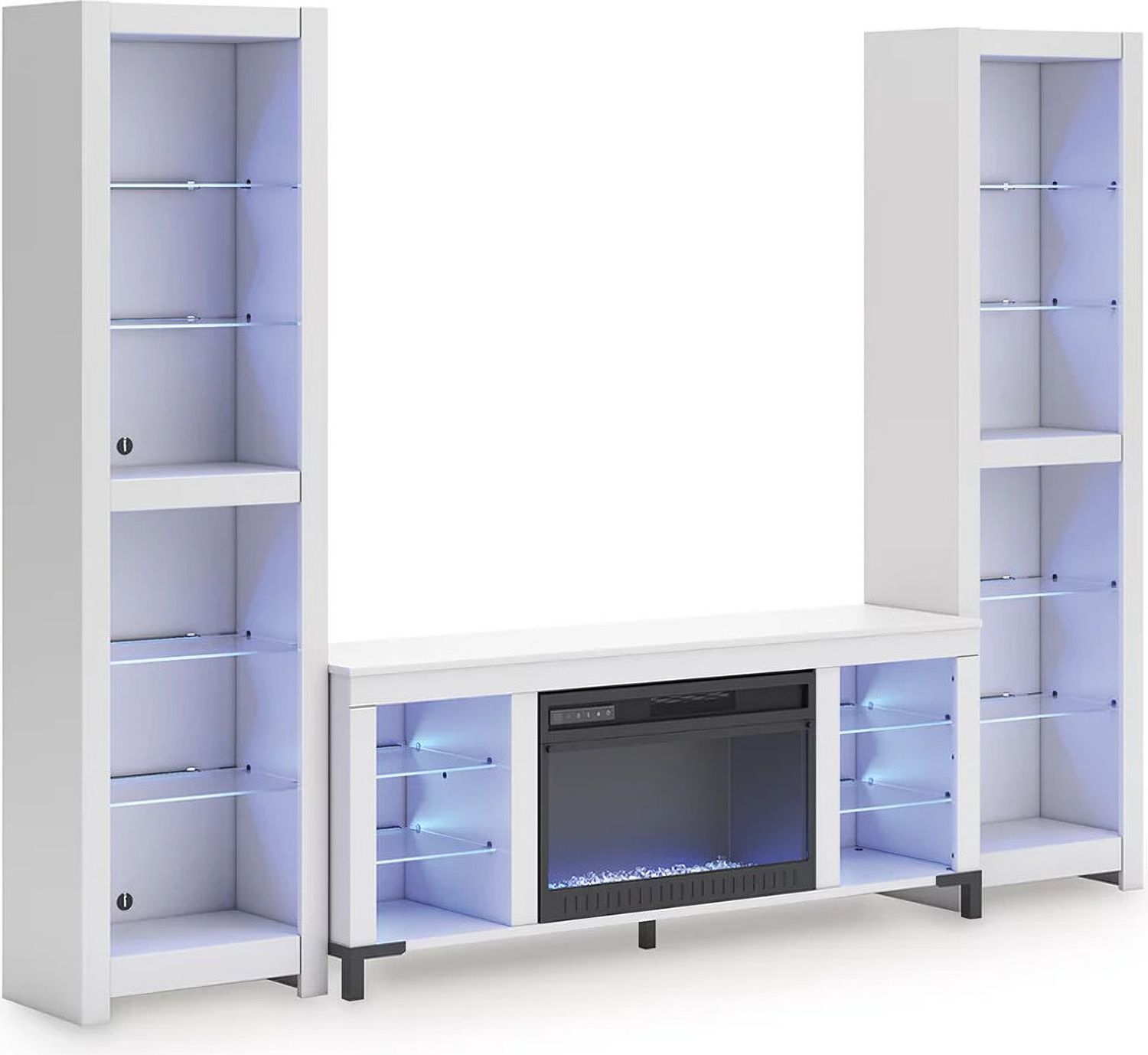 Brollevi 3-Piece Entertainment Center In White W2722W1