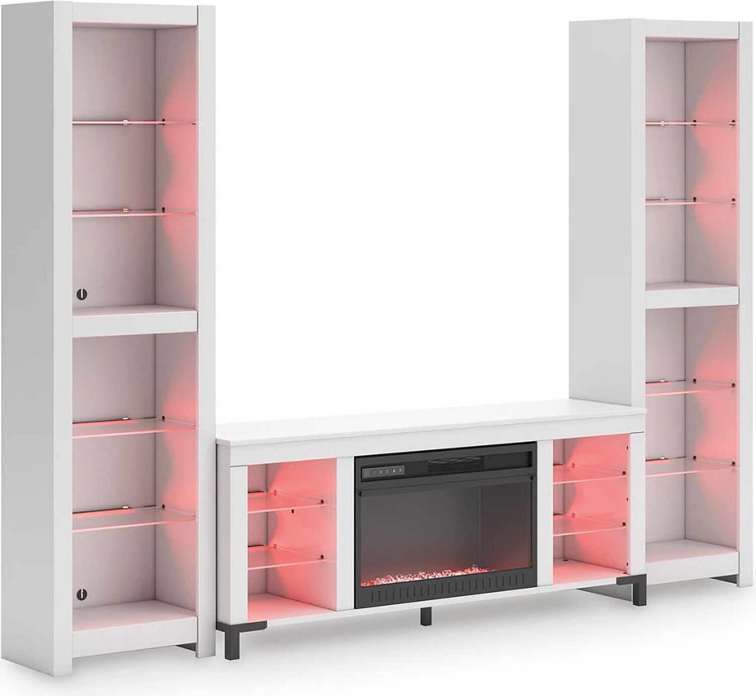 Brollevi 3-Piece Entertainment Center In White W2722W1