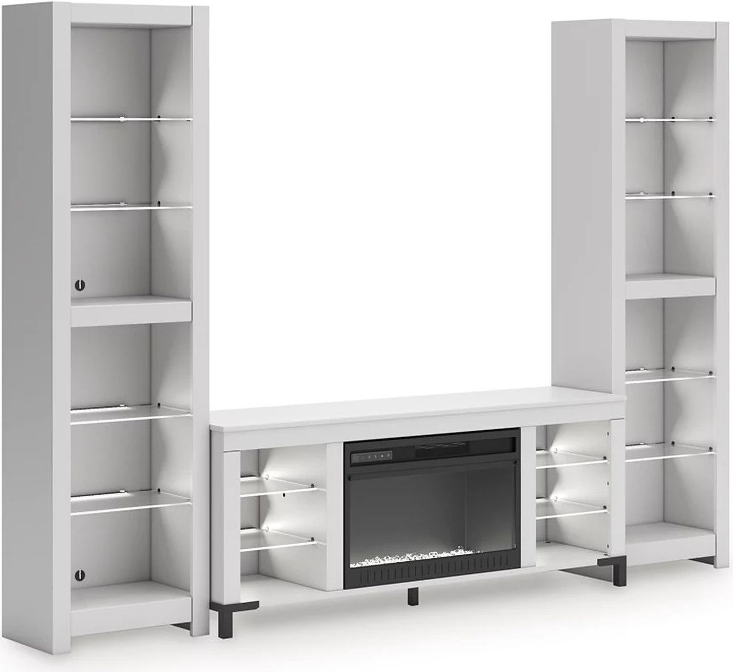 Brollevi 3-Piece Entertainment Center In White W2722W1