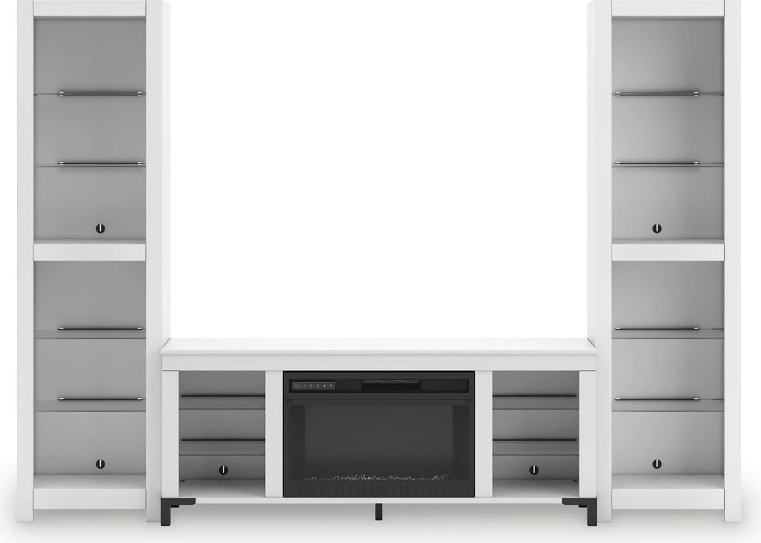 Brollevi 3-Piece Entertainment Center In White W2722W1