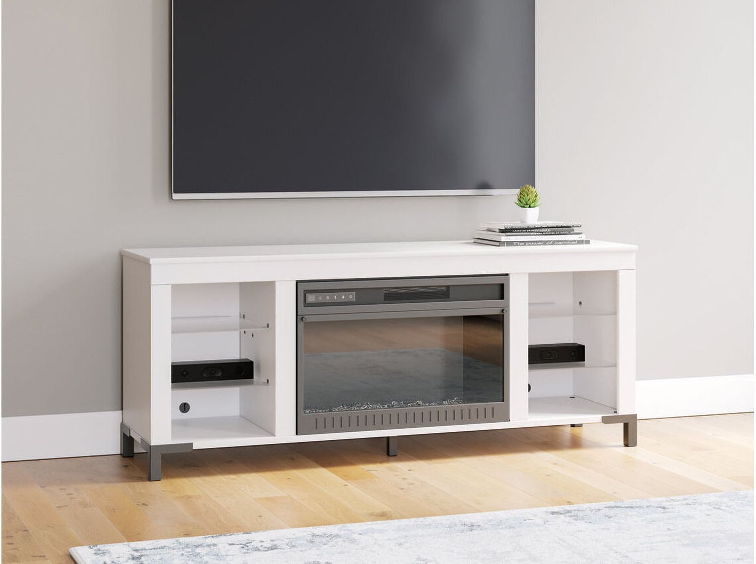 Brollevi 3-Piece Entertainment Center In White W2722W1