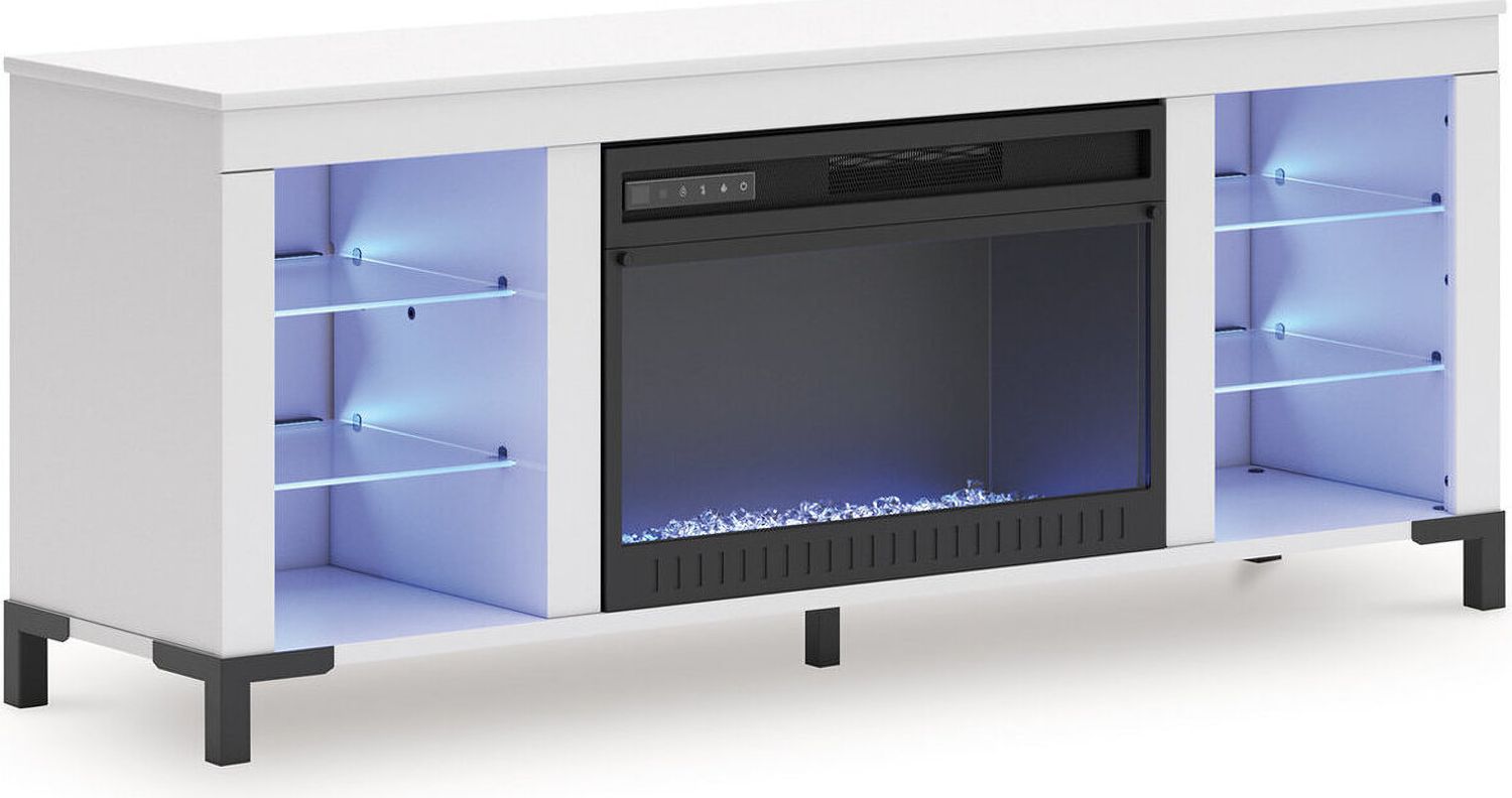 Brollevi 3-Piece Entertainment Center In White W2722W1