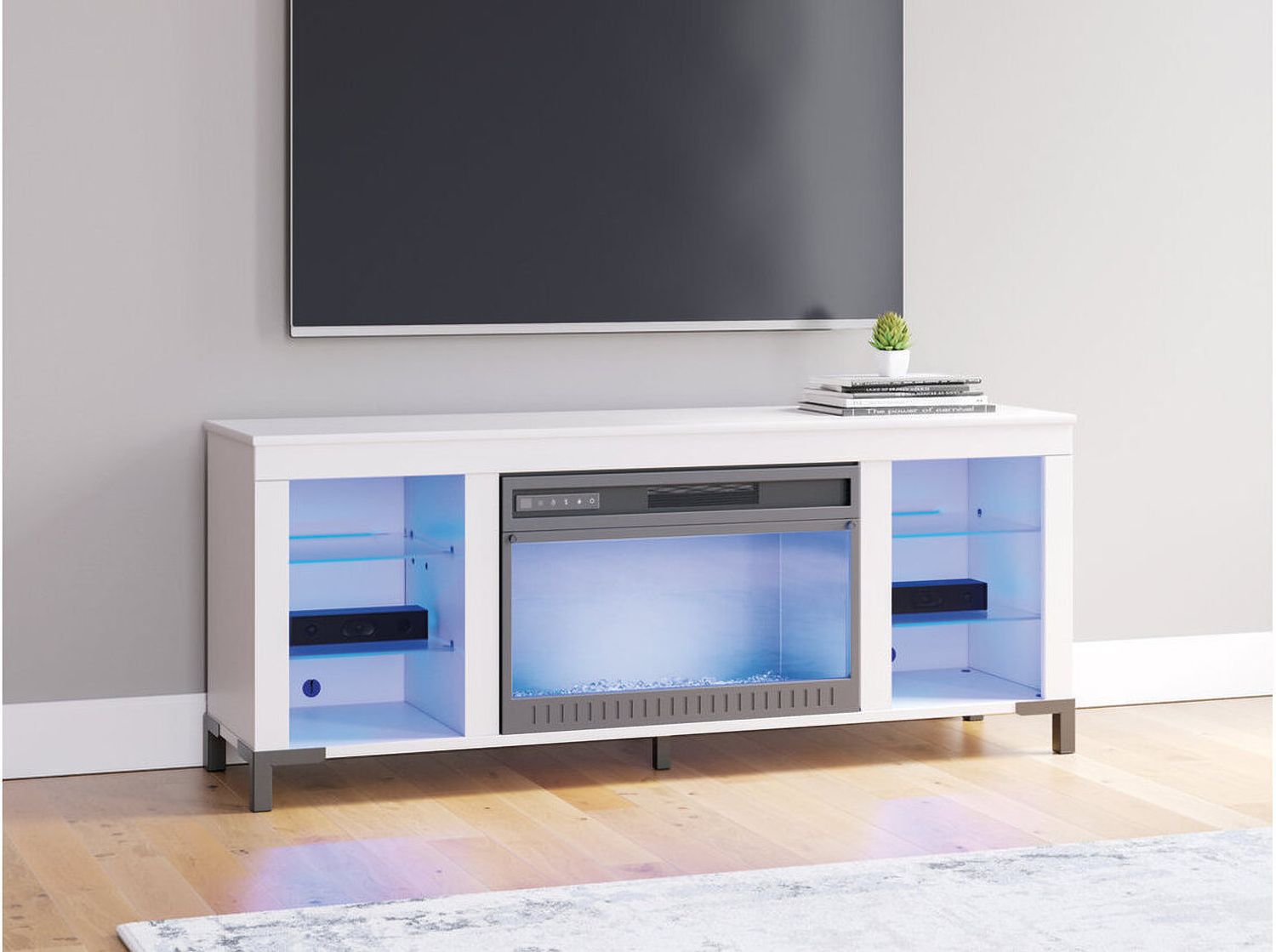 Brollevi 3-Piece Entertainment Center In White W2722W1