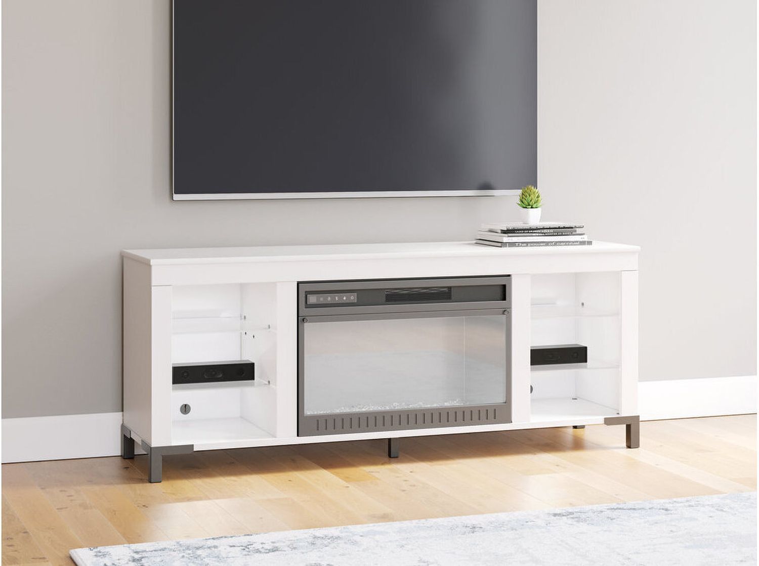 Brollevi 3-Piece Entertainment Center In White W2722W1