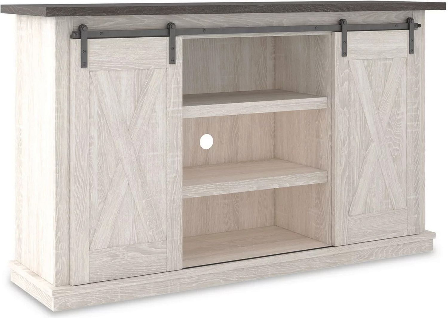 Dorrinson Two Tone 54 Inch TV Stand W28748