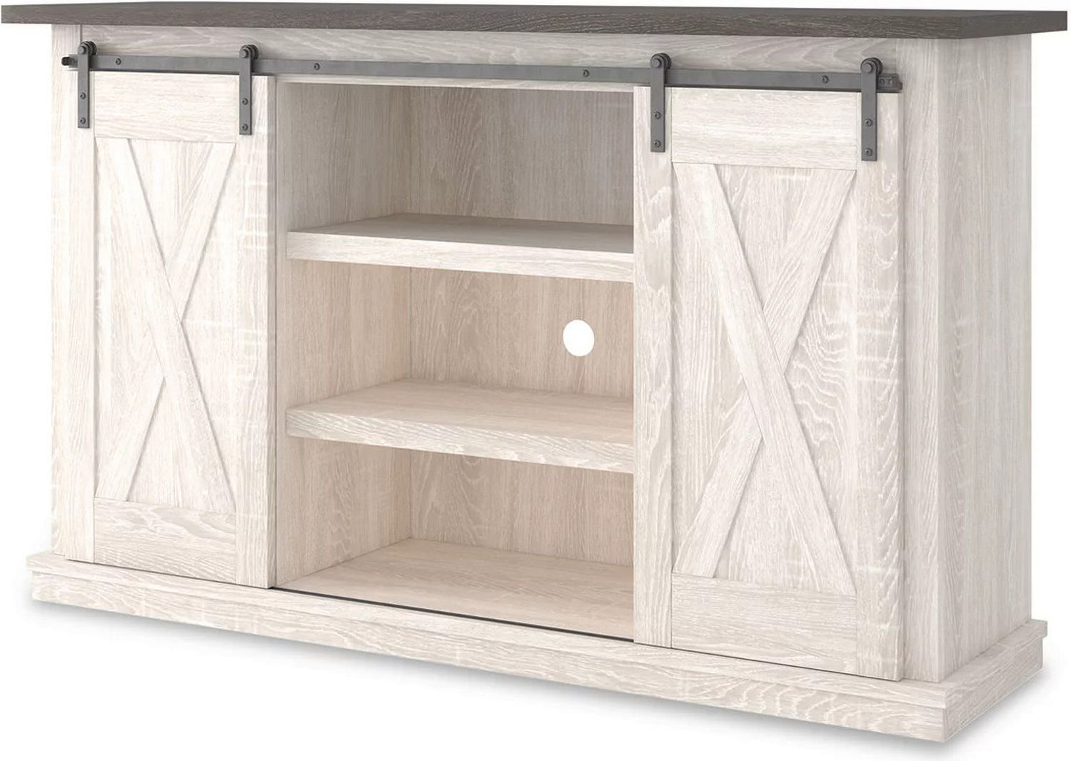 Dorrinson Two Tone 54 Inch TV Stand W28748