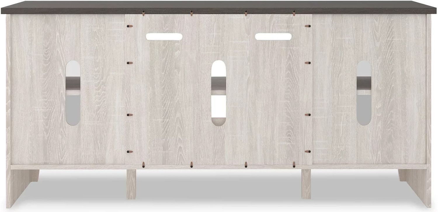 Dorrinson Two Tone 60 Inch TV Stand W28768
