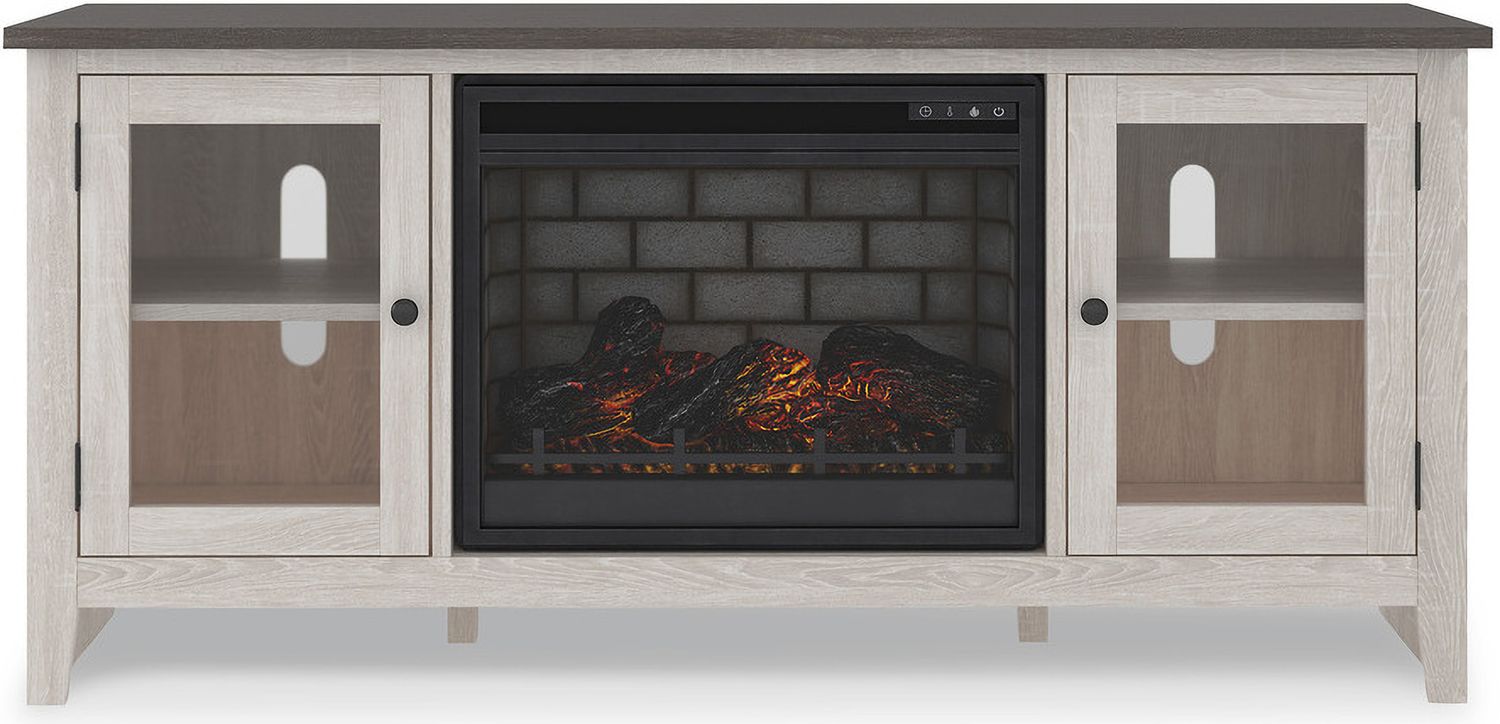 Dorrinson Two Tone 60 Inch TV Stand W28768