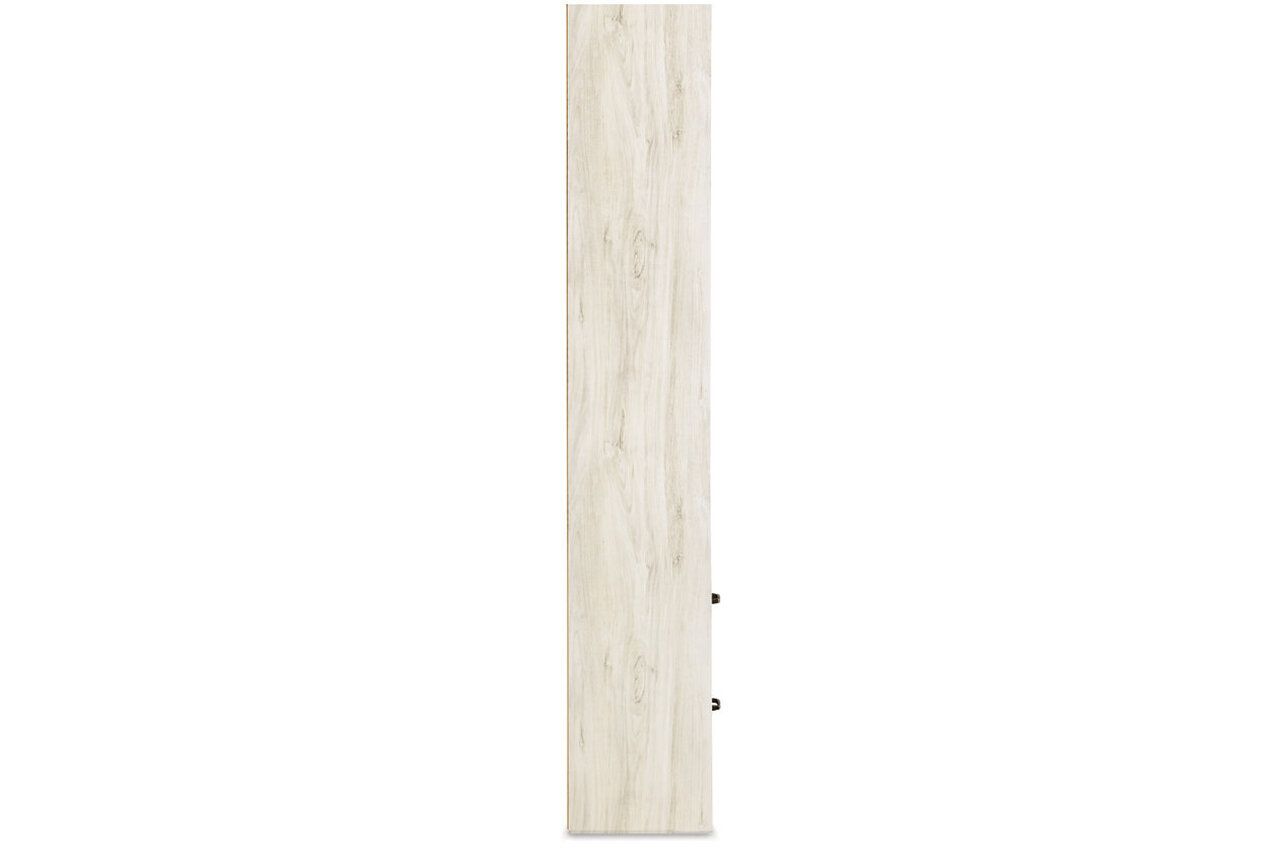 Bellaby 4-Piece Entertainment Center with Fireplace In White Wash W331W5
