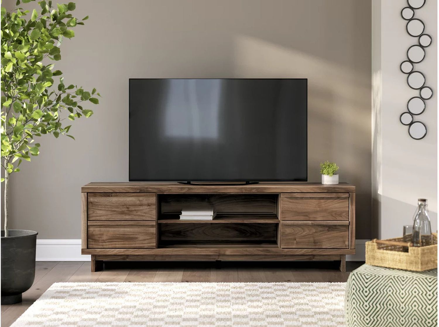 Zadilyn 72 Inch TV Stand In Brown W336768