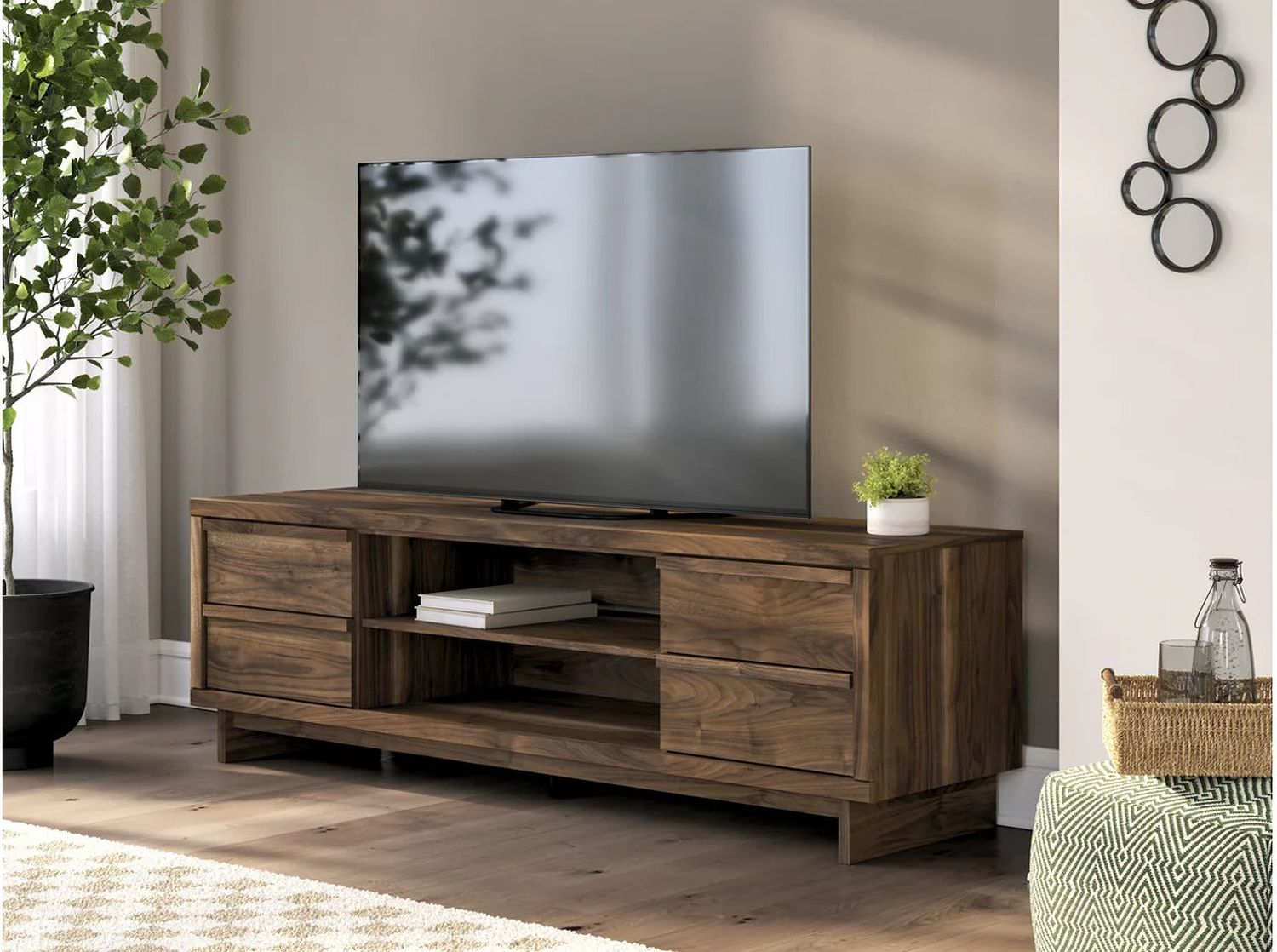 Zadilyn 72 Inch TV Stand In Brown W336768