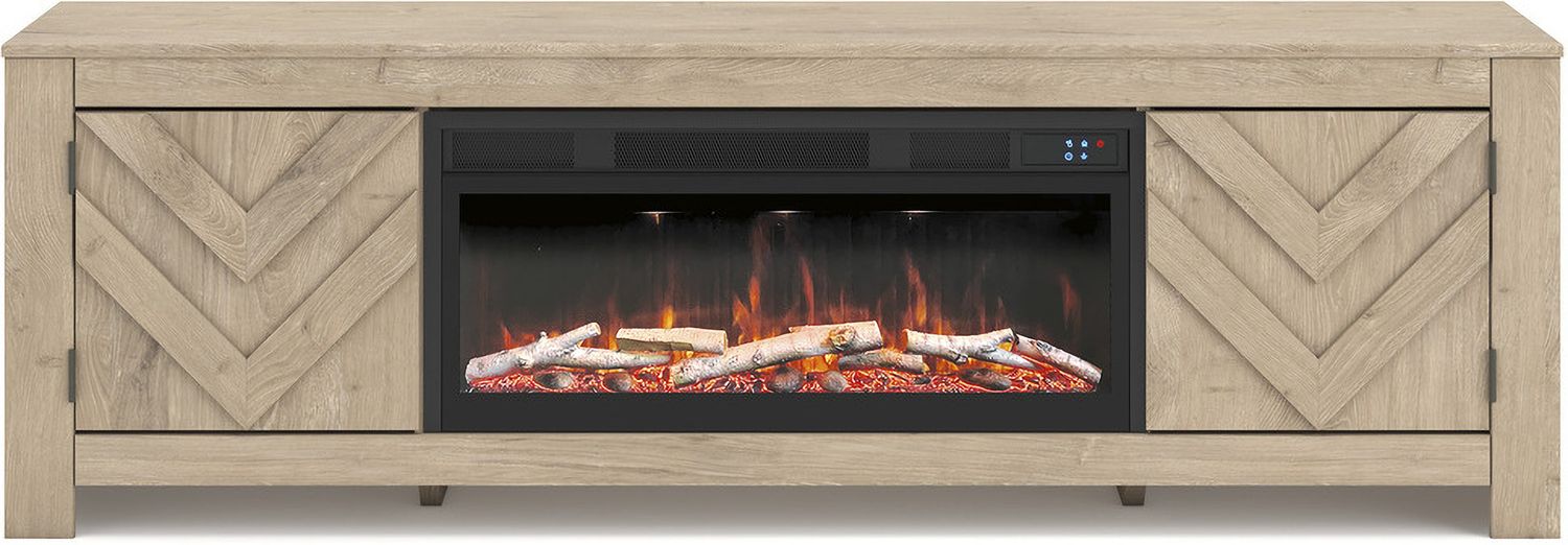 Cayboni 71 Inch TV Stand In Tan W378768
