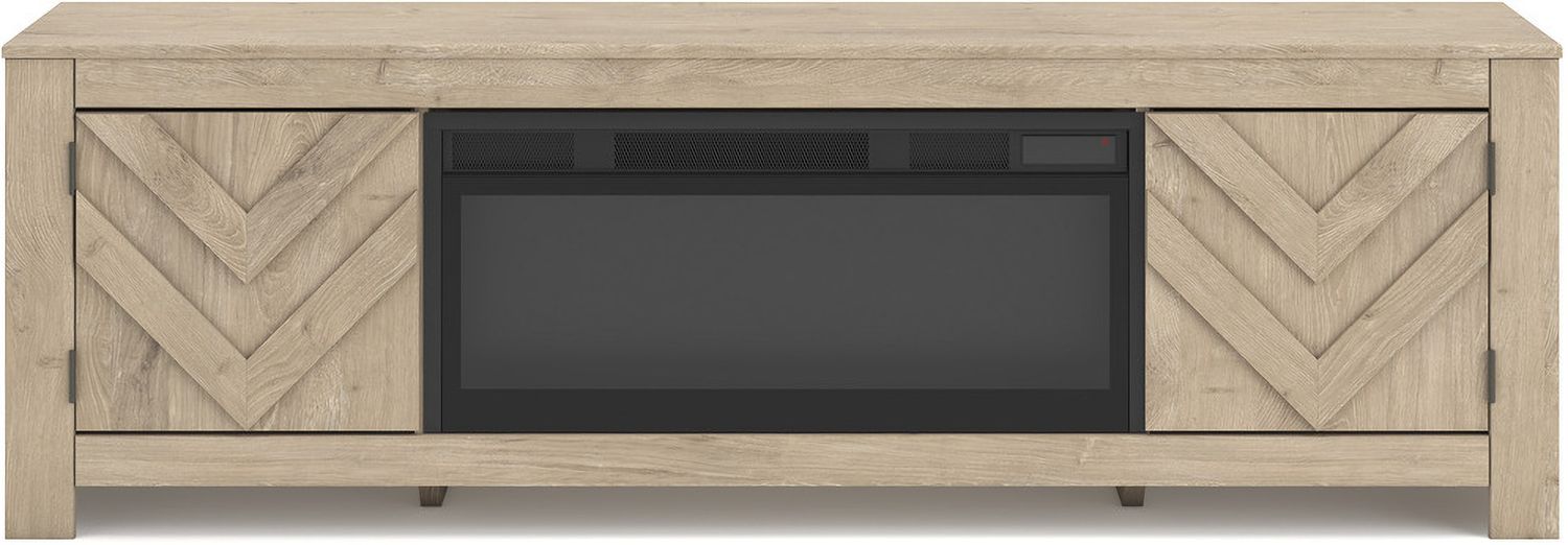 Cayboni 71 Inch TV Stand In Tan W378768