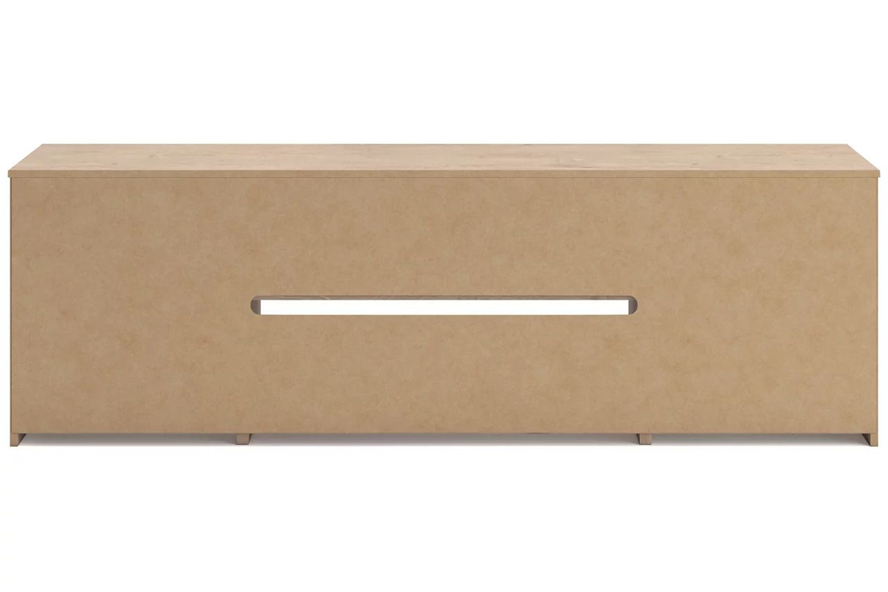 Cayboni 71 Inch TV Stand with Electric Fireplace In Tan W3787W1