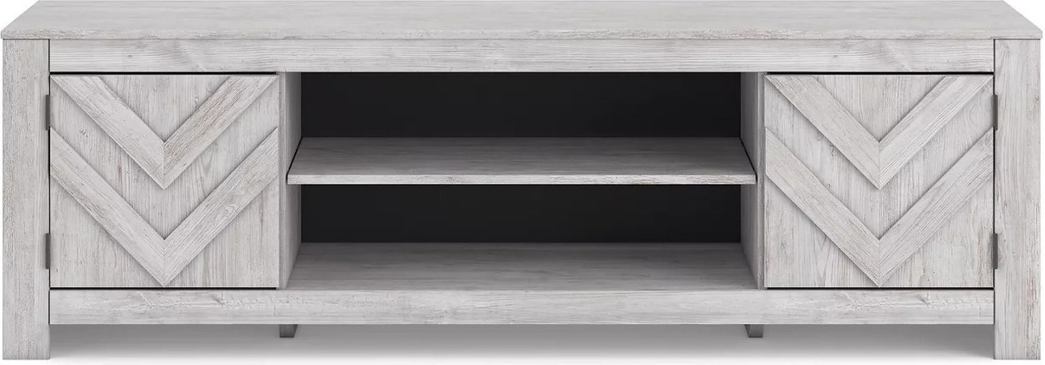Cayboni 71 Inch TV Stand In White Wash W378868