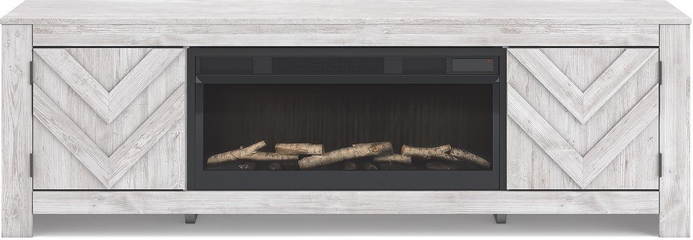 Cayboni 71 Inch TV Stand In White Wash W378868
