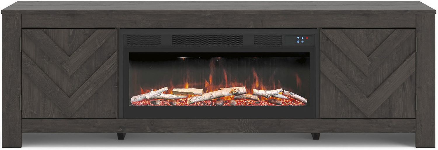 Cayboni 71 Inch TV Stand In Black W378968