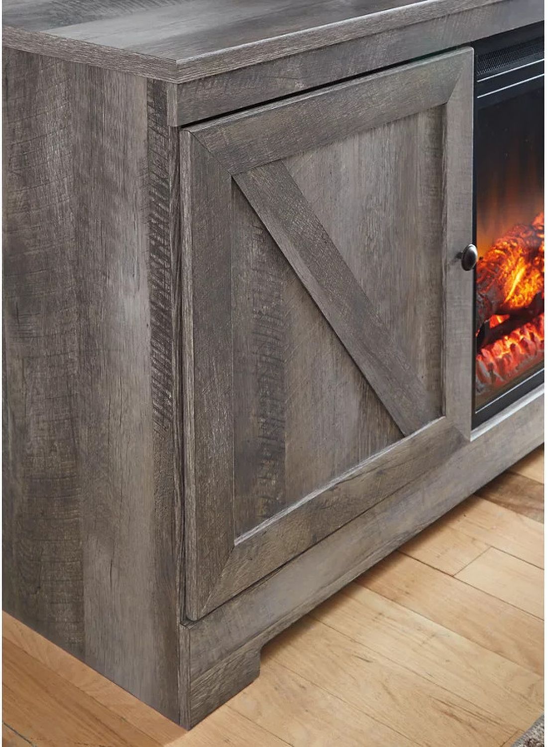 Wynnlow 4-Piece Entertainment Center In Gray W440W2