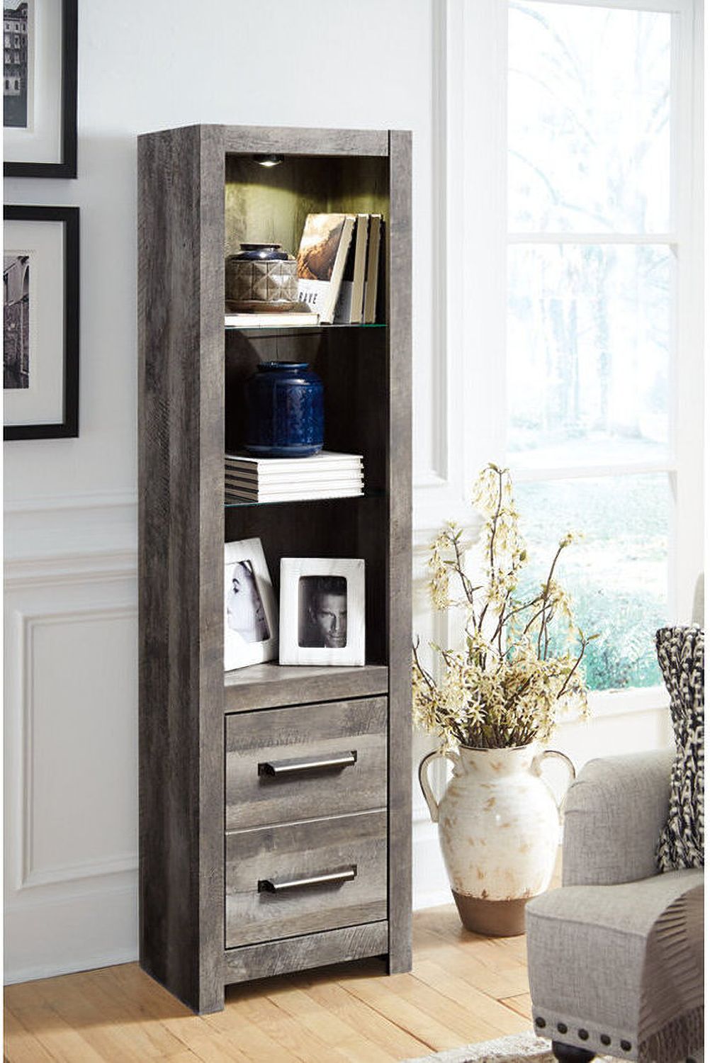Wynnlow 4-Piece Entertainment Center In Gray W440W2