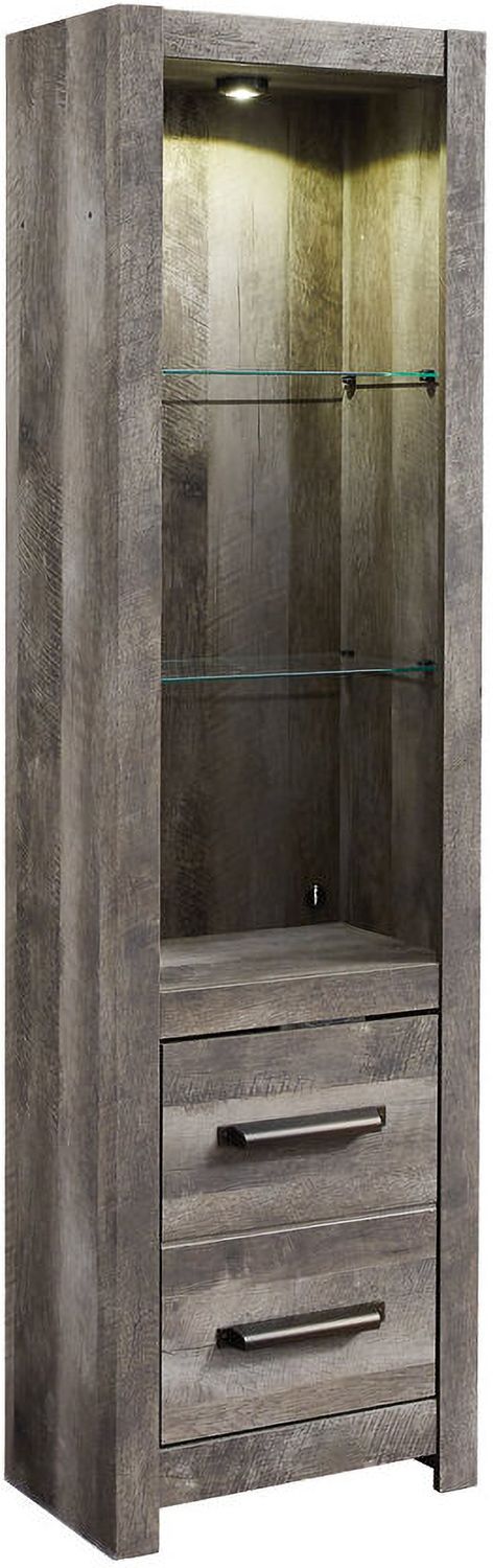 Wynnlow Gray 5 Piece Entertainment Wall Unit with Electric Fireplace W440W5