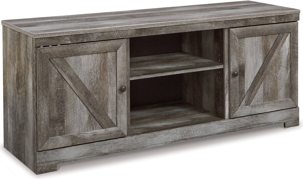 Wynnlow Gray 5 Piece Entertainment Wall Unit with Electric Fireplace W440W5