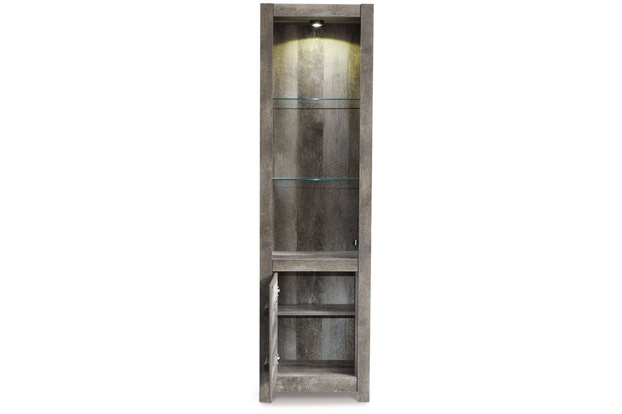 Wynnlow Gray 5 Piece Entertainment Wall Unit with Fireplace W440W8