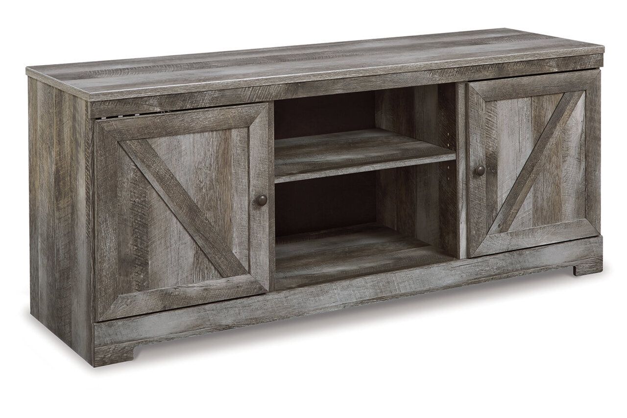 Wynnlow Gray 5 Piece Entertainment Wall Unit with Fireplace W440W8