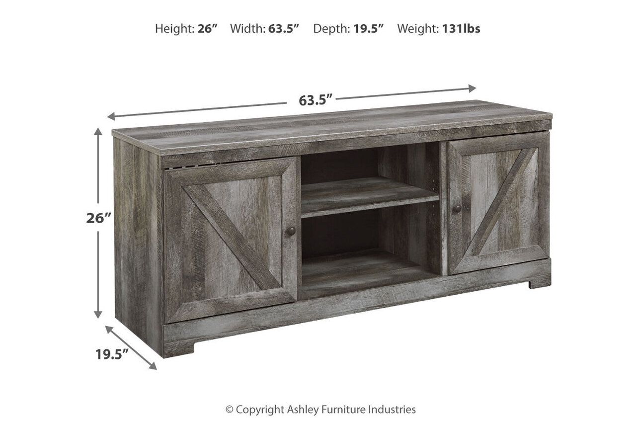 Wynnlow Gray 5 Piece Entertainment Wall Unit with Fireplace W440W8