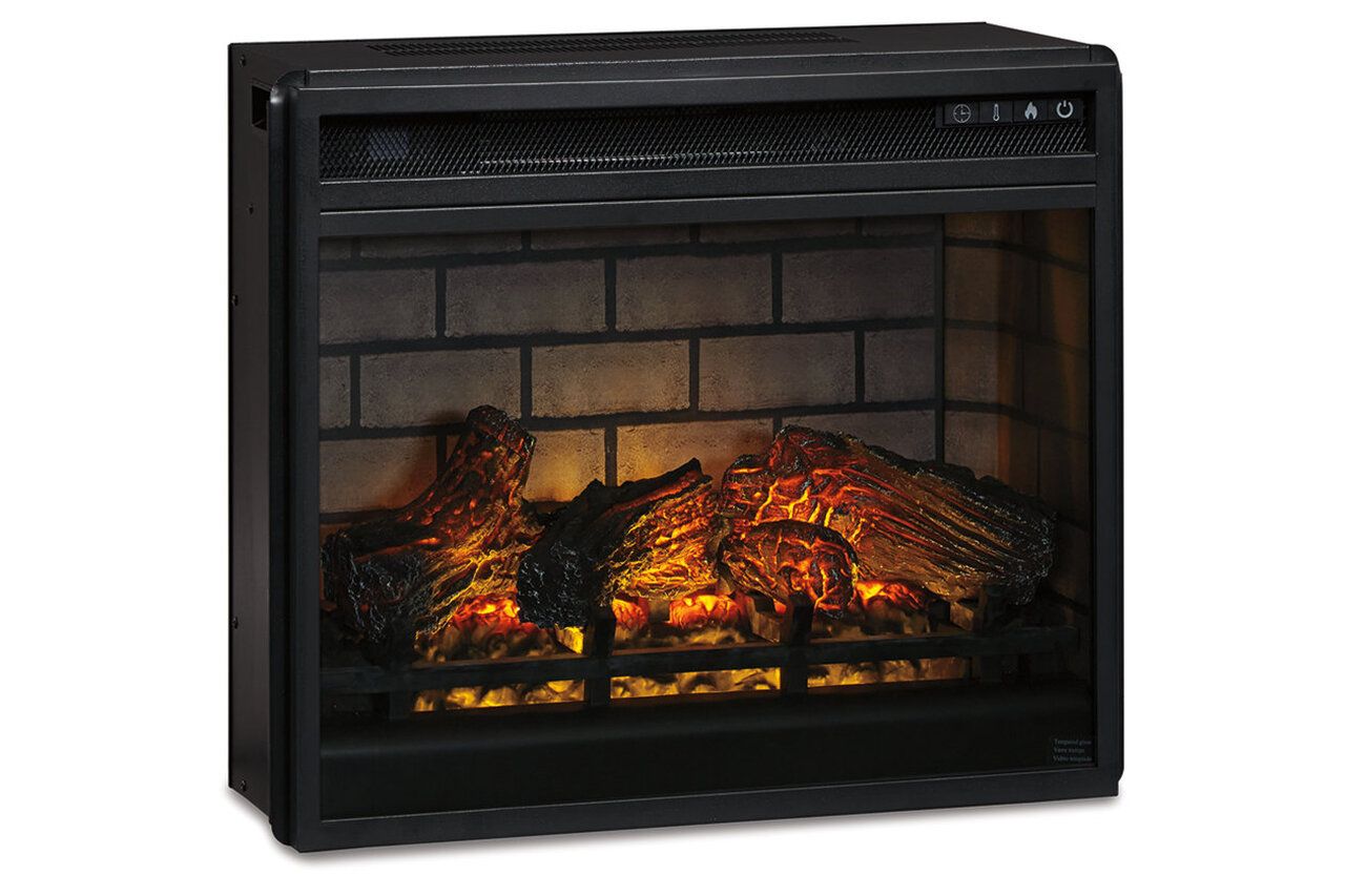Wynnlow Gray 5 Piece Entertainment Wall Unit with Fireplace W440W8