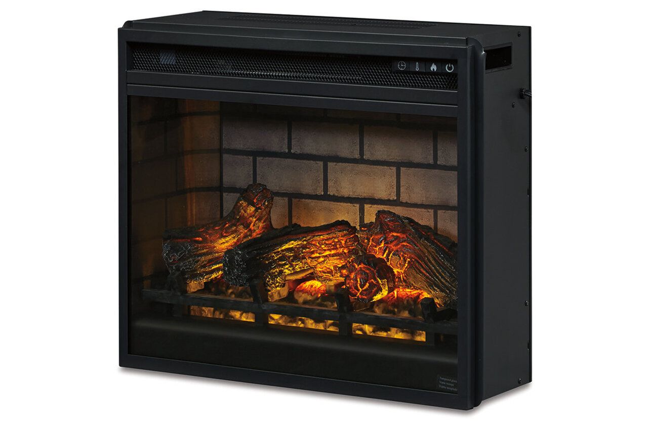 Wynnlow Gray 5 Piece Entertainment Wall Unit with Fireplace W440W8